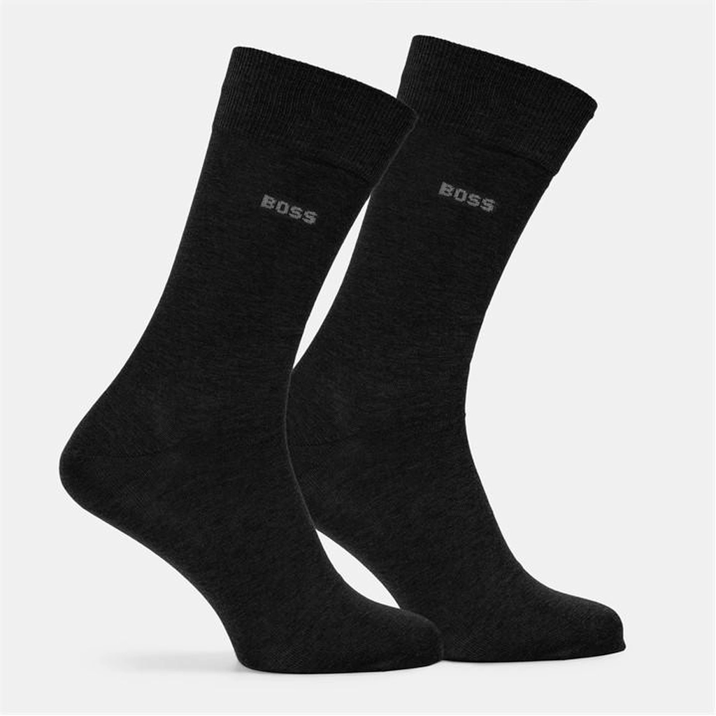 Hugo Boss 2p Rs Tom Mc 10257399 01 Crew Sock Mens - Black